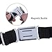 WELROG Kids Toddler Elastic Magnetic Belt - Adjustable Magnetic Buckle Stretch Belts for Boys Girls (Black)