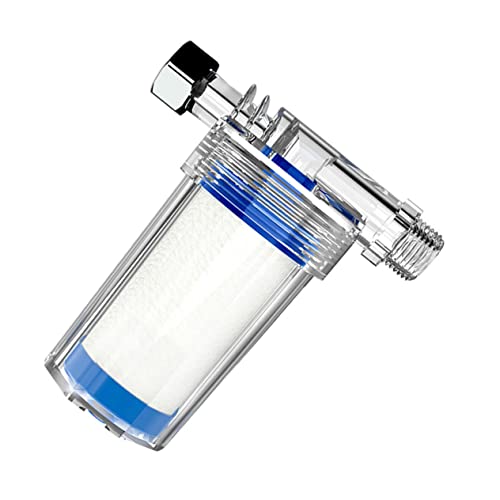 SHINEOFI Multipurpose Water Filtration Tool Shower Head Filter Replacement Filtration Cartridge for Washing Machine and Toilet, Blue