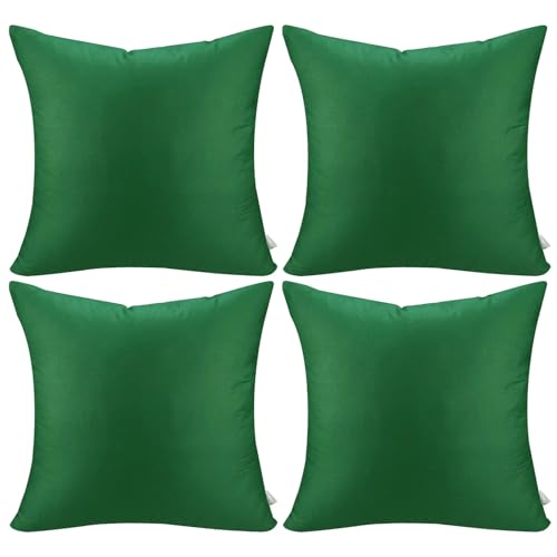 Housse de coussin coton 45x45 cm solide pour protéger l'oreiller - 2