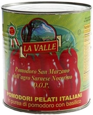 La Valle San Marzano Tomatoes D.O.P. 28 oz., Pack of 6