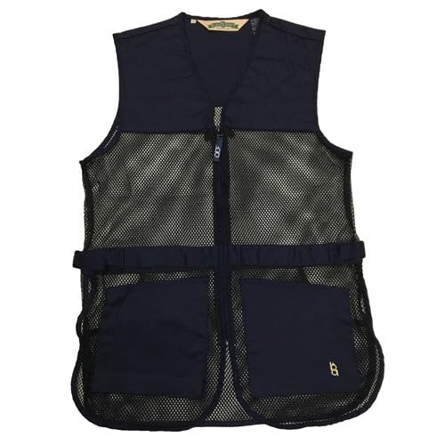 Bob-Allen 245M Full Mesh Dual Pad Shooting Vest, Navy, 2X