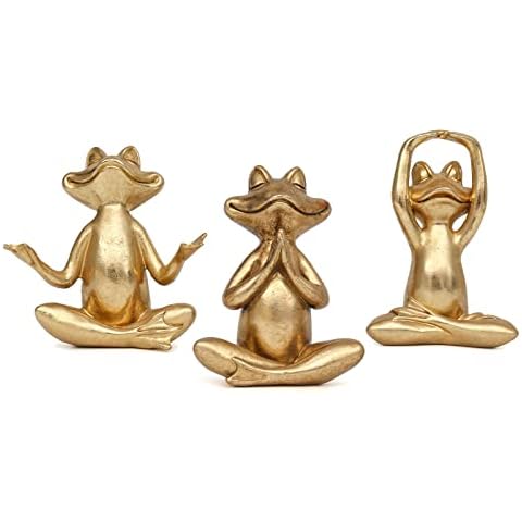 Suoedd Gold Frog Figurines Cover