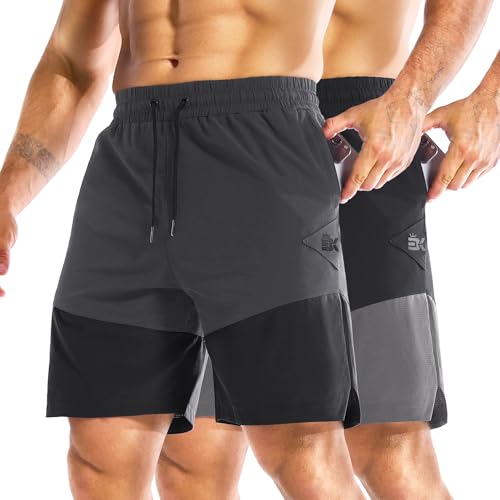 Short de sport BROKIG pour running en ville et entraînement salle