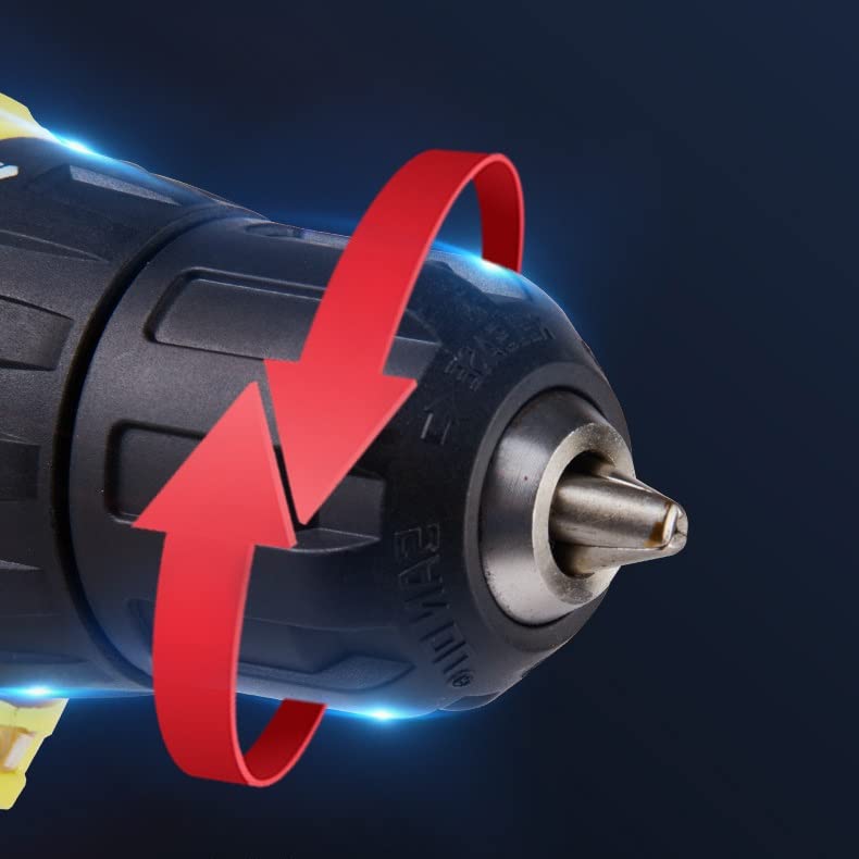 Spacmirrors Haushalts-Bohrmaschine Wiederaufladbare Handbohrmaschine Elektrische Schraube Bürstenloses Multifunktions… – Bild 5