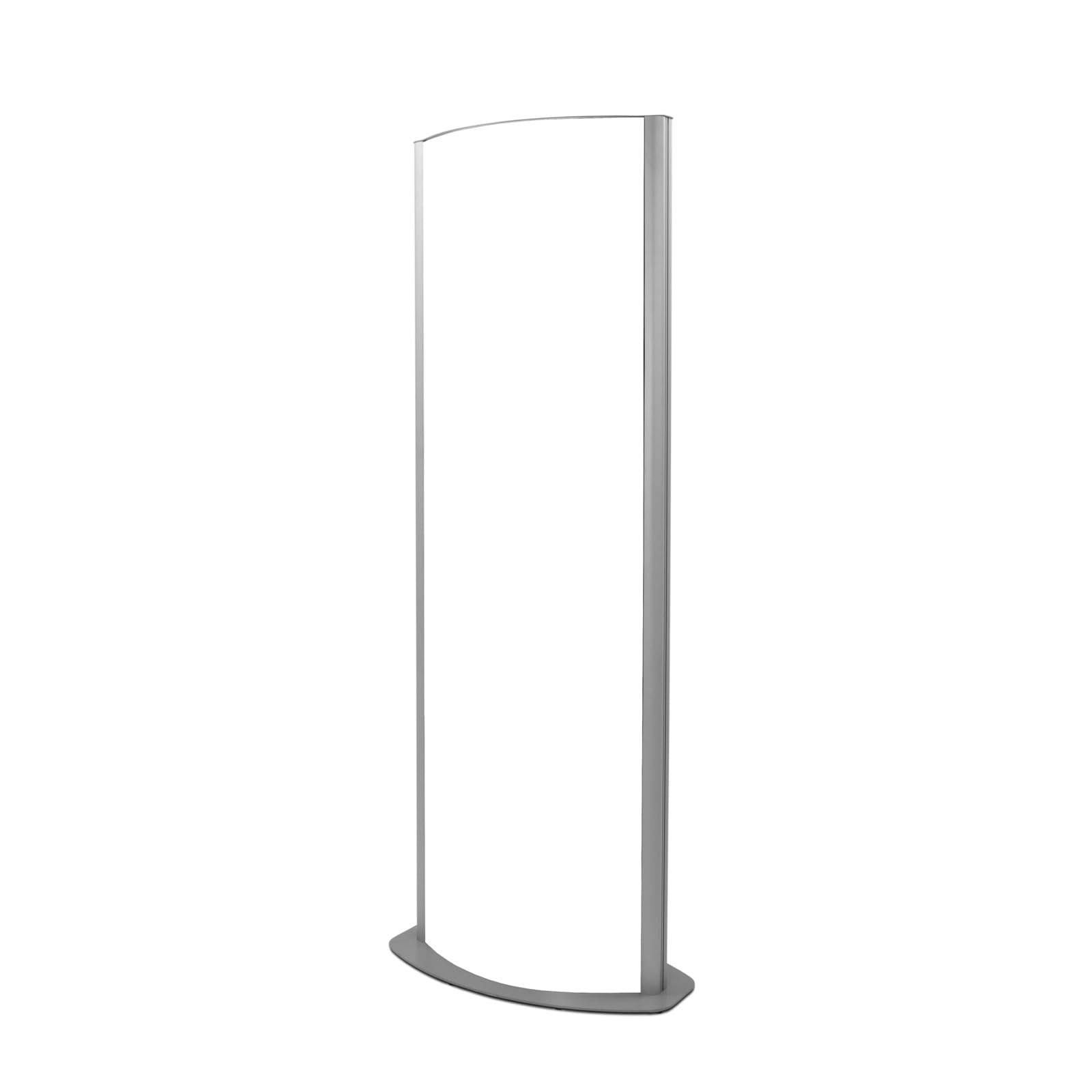 Expositor Informativo Doble Cara | Medidas 500x1200 mm | Caja de Luz Publicitaria sin LED | Soporte de Aluminio y Acero con Pantalla Convexa | Uso Diurno y Nocturno