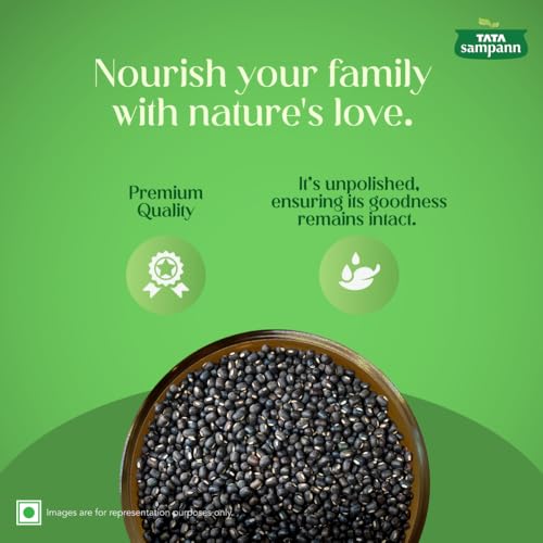Image of Tata Sampann Unpolished Urad Kali, 1kg (Pack of 3)