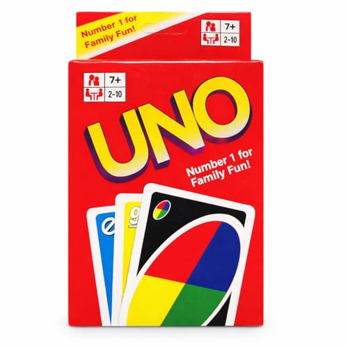 Image of Classic Card Game - 112 Colorful Cards | Fun Family & Party Game | 2-10 Players | Easy to Learn | Ages 7+ | Fast-Paced Colour & Number Matching Game for Kids & Adults (UNO)