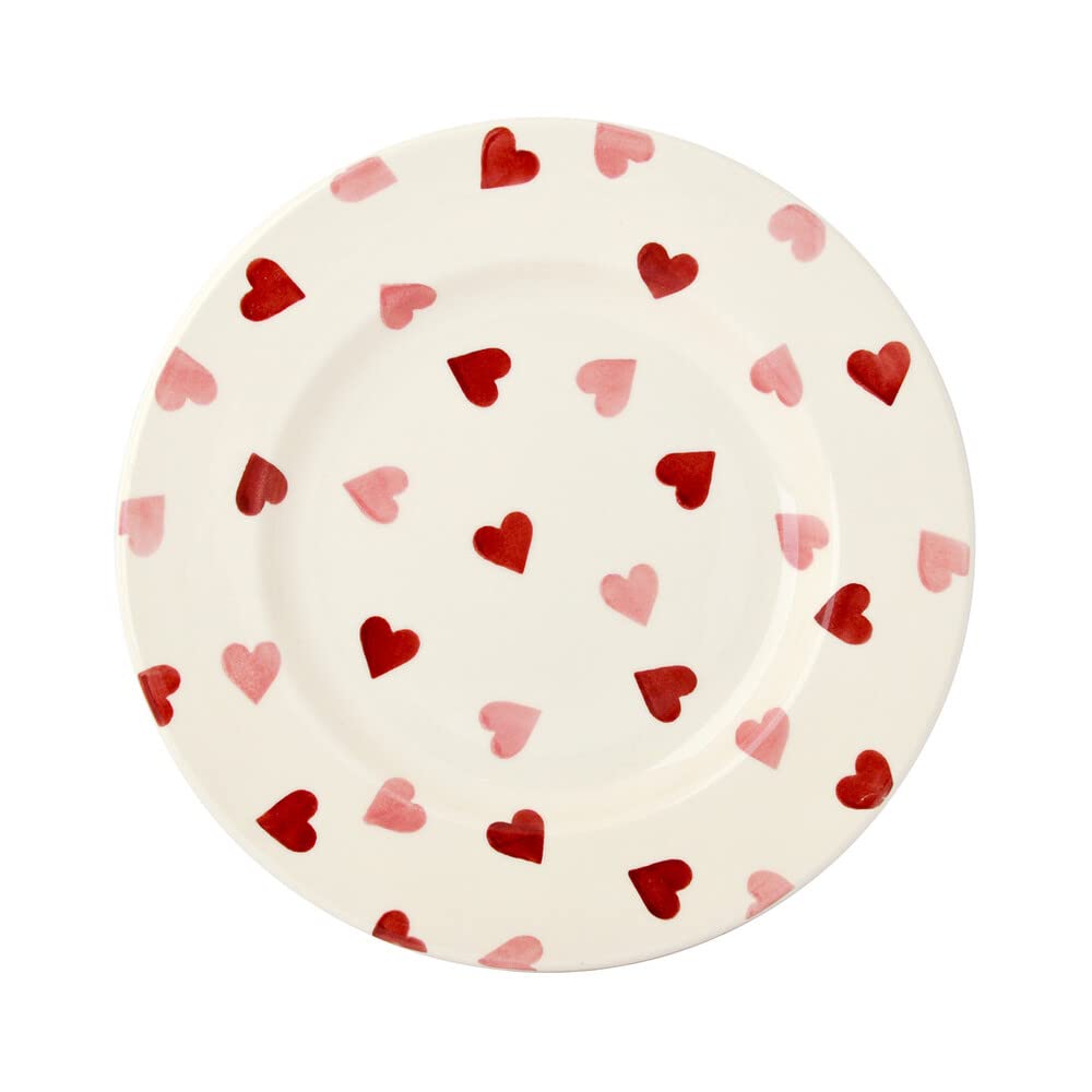 Emma Bridgewater Pink Hearts 8 1/2 Dessert Plate | 1Pih010063