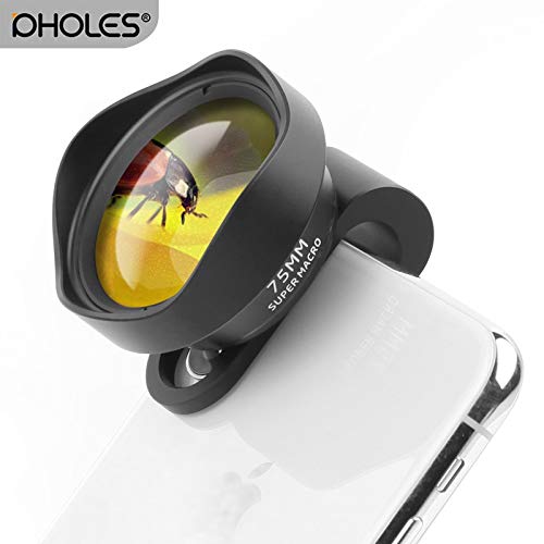 Pholes Mobile Camera Lens 10X Macro Lens Phone 75MM Clip On Lenses