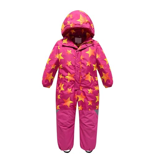 Girls Boys Snow Suit Kids One-piece Snowsuits Waterproof Jumpsuits Winter Outdoor Overalls Snowboarding Ski Suits2