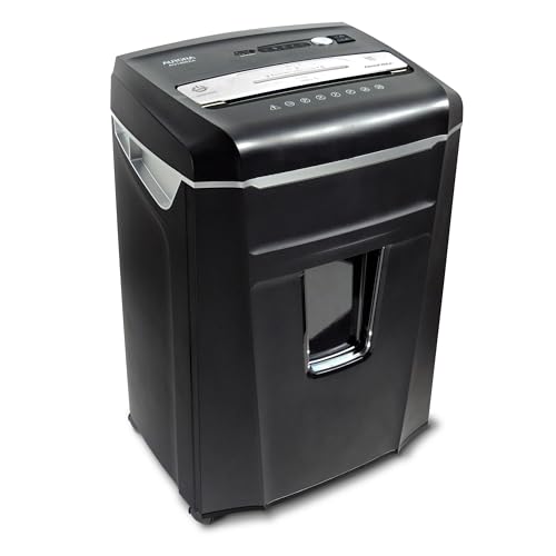 Image of Aurora JamFree AU1400XA 14-Sheet Crosscut-Cut Paper /CD /Credit Card Shredder with Pull-Out Wastebasket
