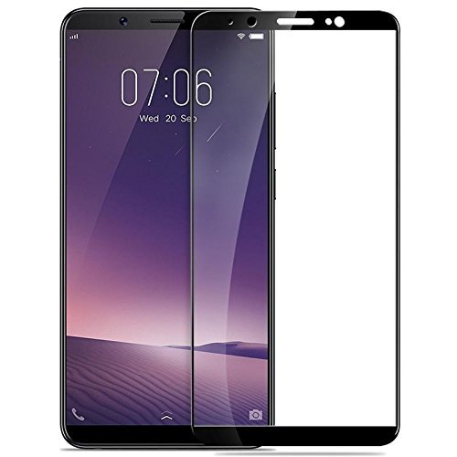 JGD PRODUCTS (Black) Tempered Glass Screen Protector for Vivo V7 Plus - Full Edge to Edge Coverage (B07PJWGHHG) Amazon Price History, Amazon Price Tracker