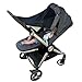 Sun Shade for Strollers and Car Seats (Regular Size). Universal Adjustable SPF 30+ Sunshade with See Through. Your Baby Will See the World and Will Be Protected. by IntiMom