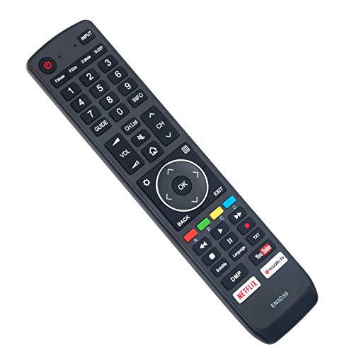 VINABTY EN3D39 T210143 Replace Remote Control for Hisense 4K LCD LED Smart TV wth Netflix YouTube Keys H55A6200UK H49N5700UK H65A6200 H45N5750 H50N5900 H50N6800 - Image 3
