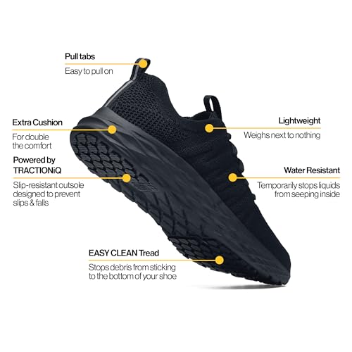 Image of Shoes for Crews Women's Slip-Resistant Work Sneakers - Comfortable, Non-Slip Work Shoes for Women in Food Service, Healthcare, Hospitality - Everlight
