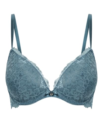 HUNKEMÖLLER Vorgeformter Push-up-Bügel-BH Marine - Stormy Weather - 70A – Ansicht 1