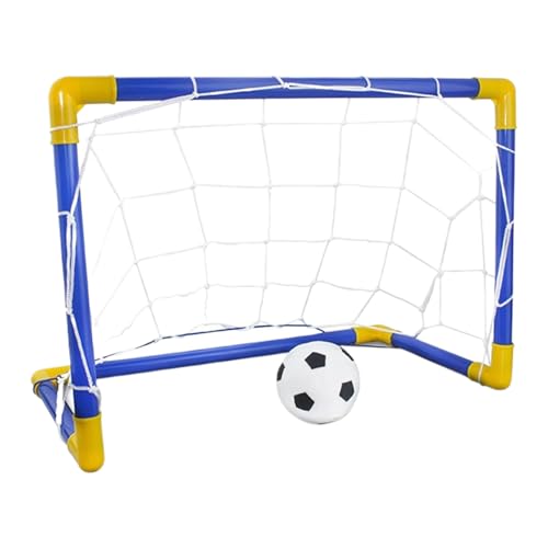 Buts De Football pour Enfant, Mini Cage De Foot Junior, Cage Et Mini But De Football Ensemble Jeux De Plein Air Et Sport Set, Petit But De Footballs Pliable, Kit...