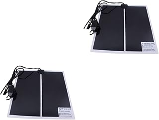 minkissy 2 Peças Sob Tanque Aquecedor Para Répteis Tanque De Resina Termostato De Aquecimento Para Répteis Termostato Para Répteis Cama De Aquecimento De Gato Aquecedor De Casa De Coelho
