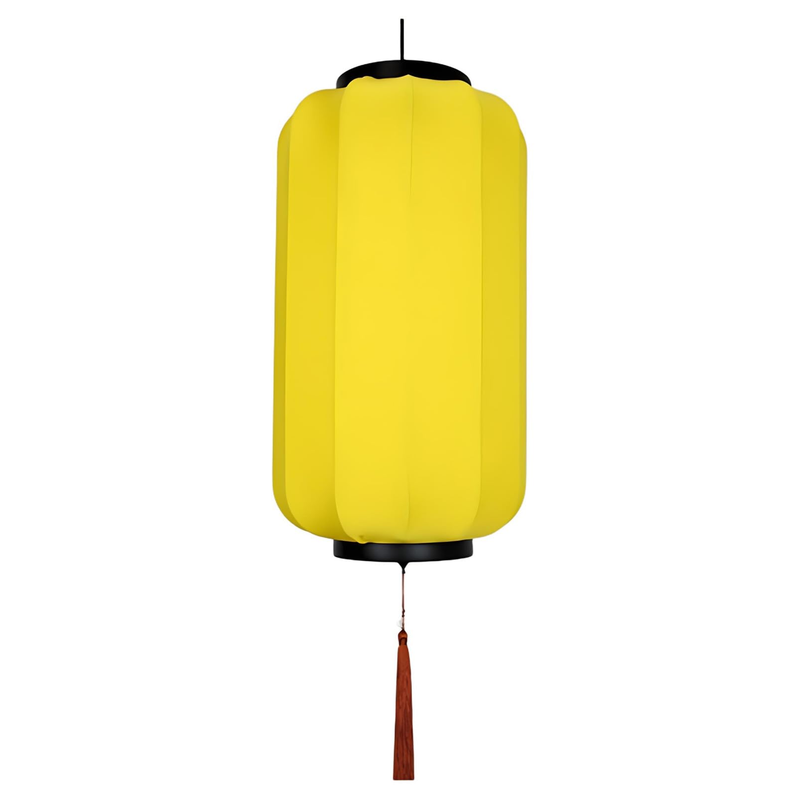 SBZIOJHDR Chinese-style lanterns, Red Lanterns Decorative with Tassels, Creative Hanging Lamp Shade for Chinese New Year(Yellow,10in)