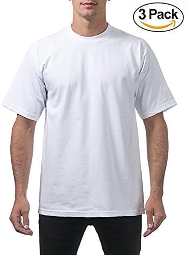 EAG Men's 6-Pack Heavyweight T Shirts – 100% Cotton Short Sleeve Crew Neck Plain T-Shirts Regular-Big Tall Size S-10X - Image 2