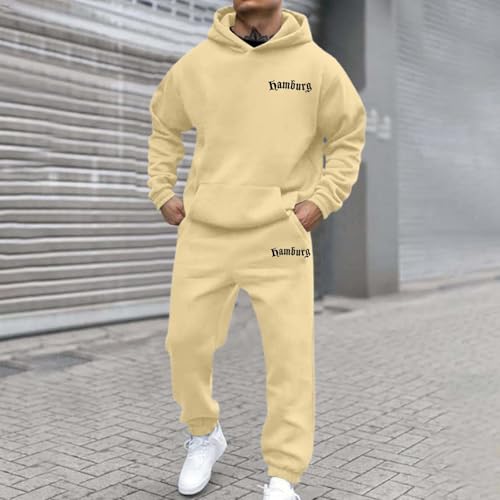Mens Sweatsuit 2 Piece Set 2025 Casual Jogging Gym Sweat Suits Hoodies and Sweatpants Sets Athletic Tracksuit Outfits3