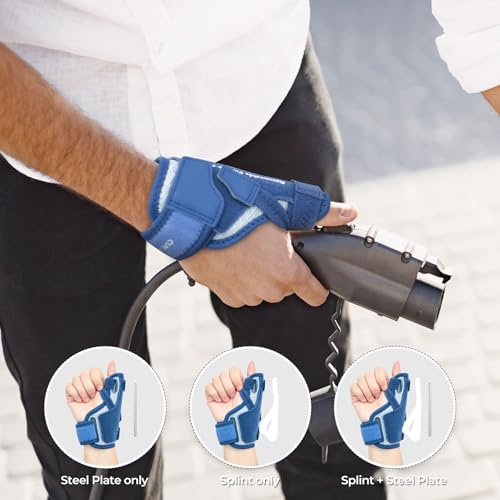CURECARE New Upgraded 2 in 1 Thumb Support, Removable Thumb Splint Right Left Hand, Thumb Brace with 3 Level Stability - Image 3