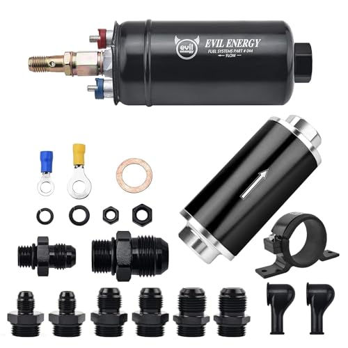 EVIL ENERGY 300LPH Inline Fuel Pump & Filter Kit