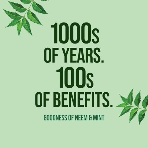 Image of NEEM ACTIVE Toothpaste 150gm + 150gm | 100% Vegetarian | 98% Natural Origin | Enriched With The Power of Neem And Calcium | Antibacterial Protection | Mint For Freshness