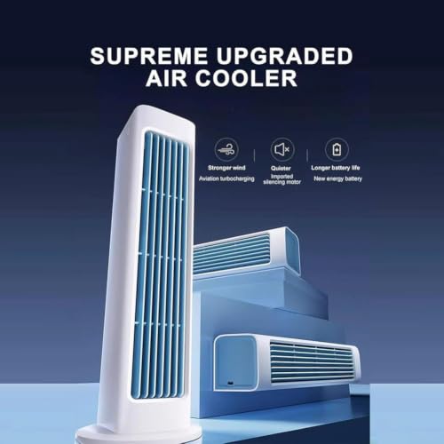 Ventilador portátil inalámbrico de pared con carga inalámbrica de ABS para cocina 3