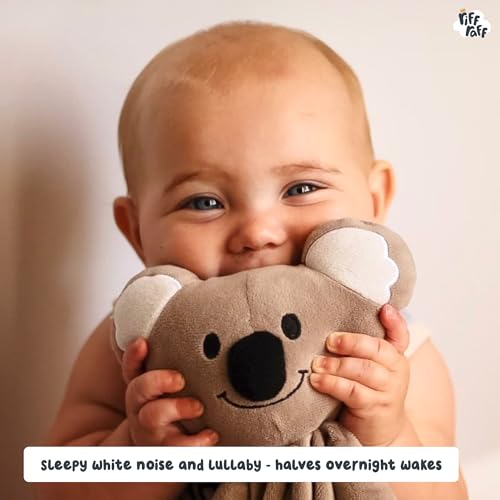 Image of Riff Raff Baby Sleep Toy Soother - Musical Plush Koala with White Noise & Lullaby - Lovey Security Blanket for Newborns & Infants