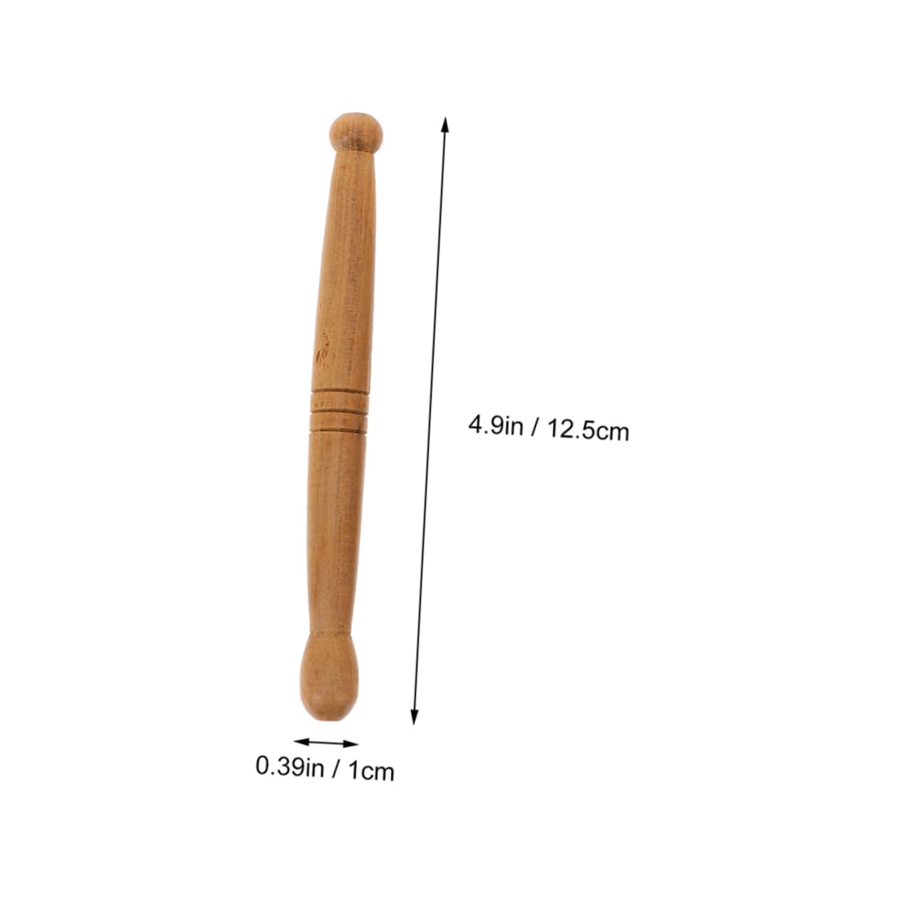 VALICLUD 4 Sätze Manueller Akupressurstift Massage Körperakupunktur Massagestab Schabstab Massagewerkzeug Akupunkturstift Akupressurstab Hellbraun Duftendes Holz 4 Stück * 4