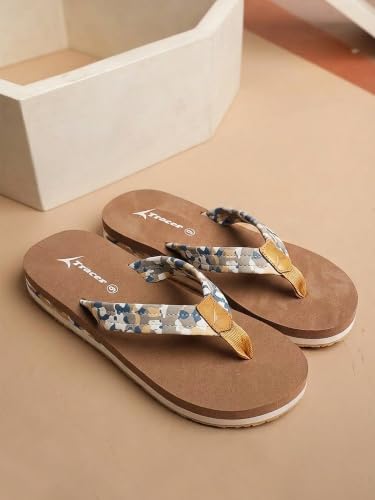 Image of TRACER Women's Casual Comfort Flip Flop Slippers | Lightweight Anti-Slip Everyday Wear | Soft Sole Stylish Daily Use Chappals for Girls & Ladies | Durable & Trendy Summer Footwear | 3 to 8 UK