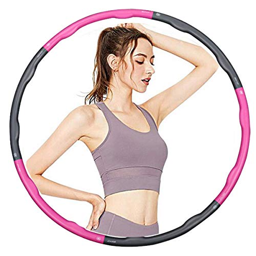Muzyo Hula Hoop Fitness Erwachsene Abnehmbarer 6 Knotens 1,2 Kg Hula Hoop Reifen 100Cm Reifen Geeignet Für Fitness/SPOR Zur Gewichtsreduktion Cover