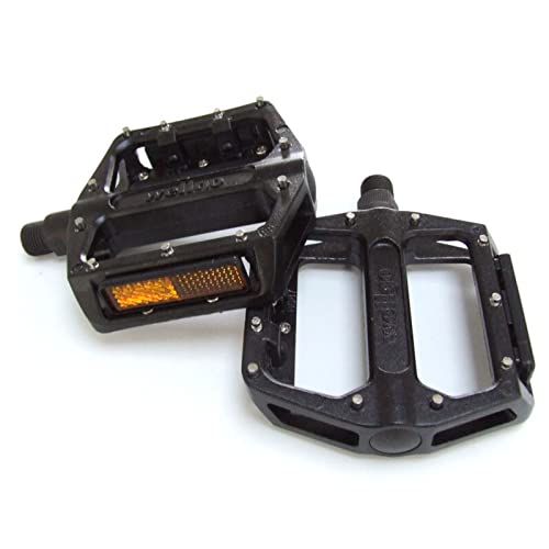 Pédales plateforme Wellgo B087U noir 9/16 alliage vélo route ville