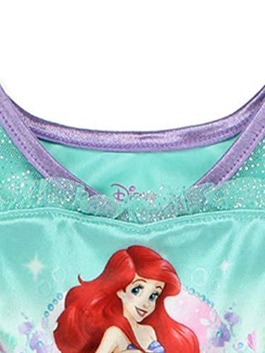 The Little Mermaid Ariel Girls Fantasy Gown Nightgown Pajamas (4, Green)