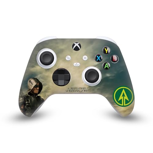 Head Case Designs Offizielle Arrow TV Series Staffel 4 Posters Vinyl Haut Gaming Aufkleber Abziehbild Abdeckung kompatibel mit Xbox Series X/S Controller