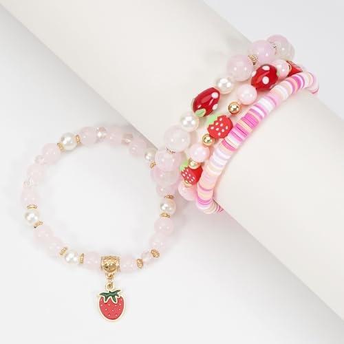 4th of July Beaded Bracelets with American Flag Stars Charms USA Jewelry3