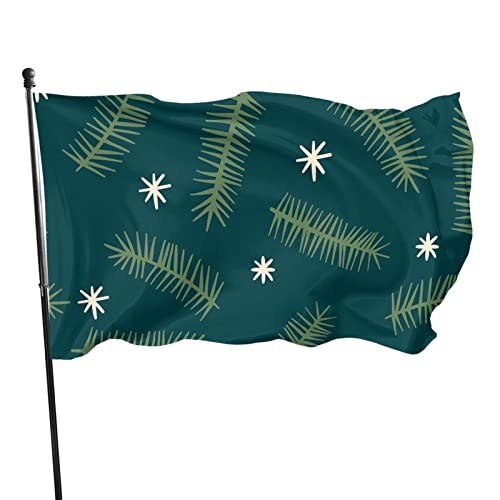 No Applicable QIZI-409A180 Leaf Green Flag Flag 3X5 Ft Decorative Banner Large Outdoor Windward Flags Vivid Color Garden Flag Uv Fade Weather-Resistant Lightweight Banners Flag Home Decor cover