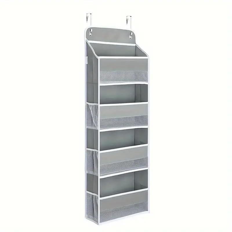 Seafrrzios Over Door Hanging Shoe Storage for Space Saving Closet Shoe Rack The Door Hanging Shoe Organizer Pantry Shoe Holder Women High Heeled Flip Flop, Closet Organizer for Bedroom