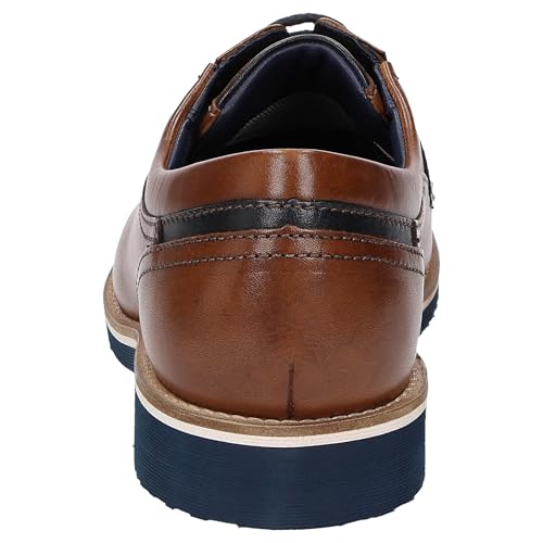 Sioux Men's Derby Oxford Flat, Cognac, 9.5 Wide3