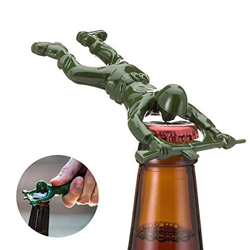 Cloud speeding Abridor De Botellas De Cerveza?Botella De Abrebotellas Roja En Forma De Pistola, Abrebotellas De Cerveza para Fiesta Familiar Bar Juego De Beber Abrebotellas (Green)