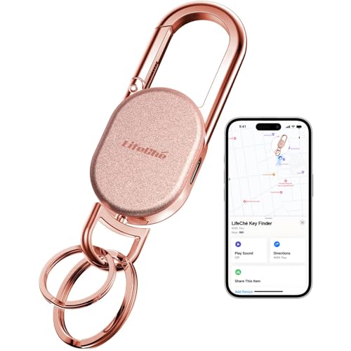 Keychain, Key Finder Built-in Anti-Loss Tracker, Heavy Duty Key Holder,