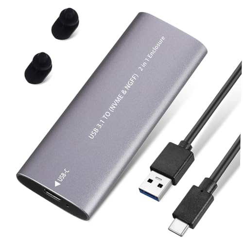 Boîtier SSD VANZACK USB 3.1 Type-C en aluminium pour disque dur externe portable