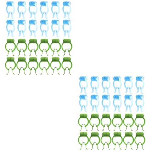 BCOATH 2sets Ergonomic Nose Vent Clips Nose Clip for Breathing Tape for Nasal Bleeding Stopper 24pcs*2