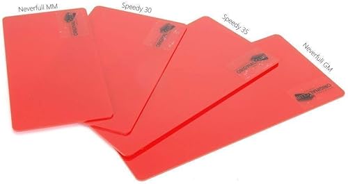 Acrylic Base Shaper with Half Transparent Red Color for Designer Handbags (Express Shipping)