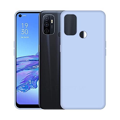 Image of Case Creation Luxurious OG Series for Oppo A53 Case Cover,Anti-Dirty Slim Case Frosted Matte Cute Candy TPU Raised Bezel (Splash of Color) Back Cover for OppoA53 -Light Purple