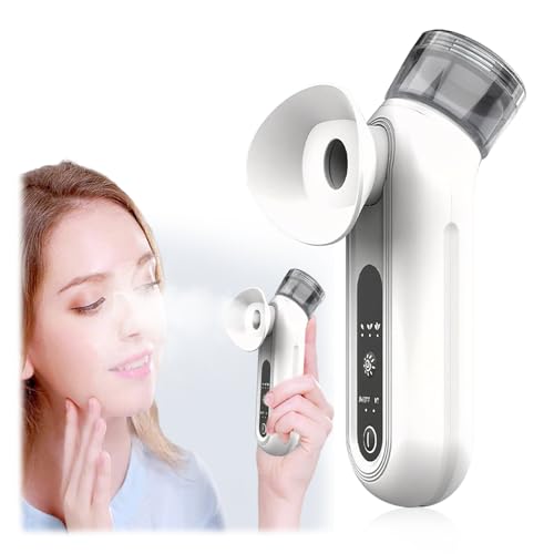 Augendampfer für trockene Augen, beheizter Nano-Nebelsprüher mit Heiß- und Kaltkompressen-Modi, Hand-Gesichts-Augenentlastungs-Dampftherapie-Maschine für Feuchtigkeit und Beruhigung