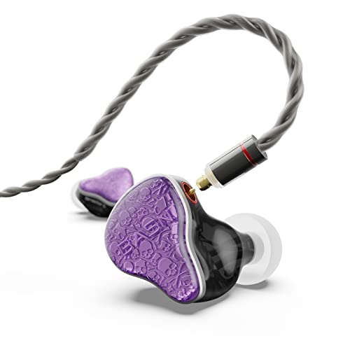 BASN Bmaster5 �C���C���[���j�^�[ 1DLC �_�C���t���� + 4BA 5�h���C�o�[ IEM �C���z�� �⃁�b�LOFC�P�[�u���t�� �m�C�Y�A�C�\���[�V���� �L���C���z�� �~���[�W�V�����p (�p�[�v��)