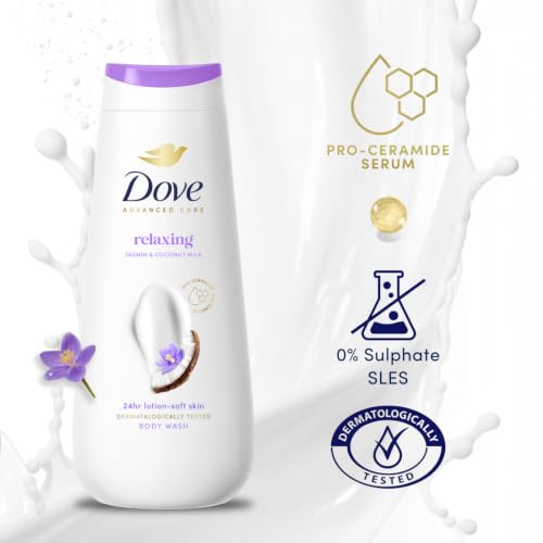 Dove Advanced Care Duschgel, beruhigend, Jasmin und Kokosmilch, 400 ml – Ansicht 5