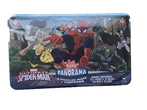Spiderman Panorama Puzzle In A Tin #TOP1